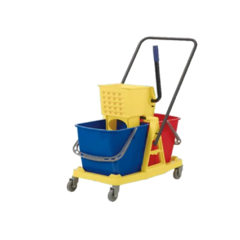 CARRO DE ASEO DOBLE CUBO 46 LTRS